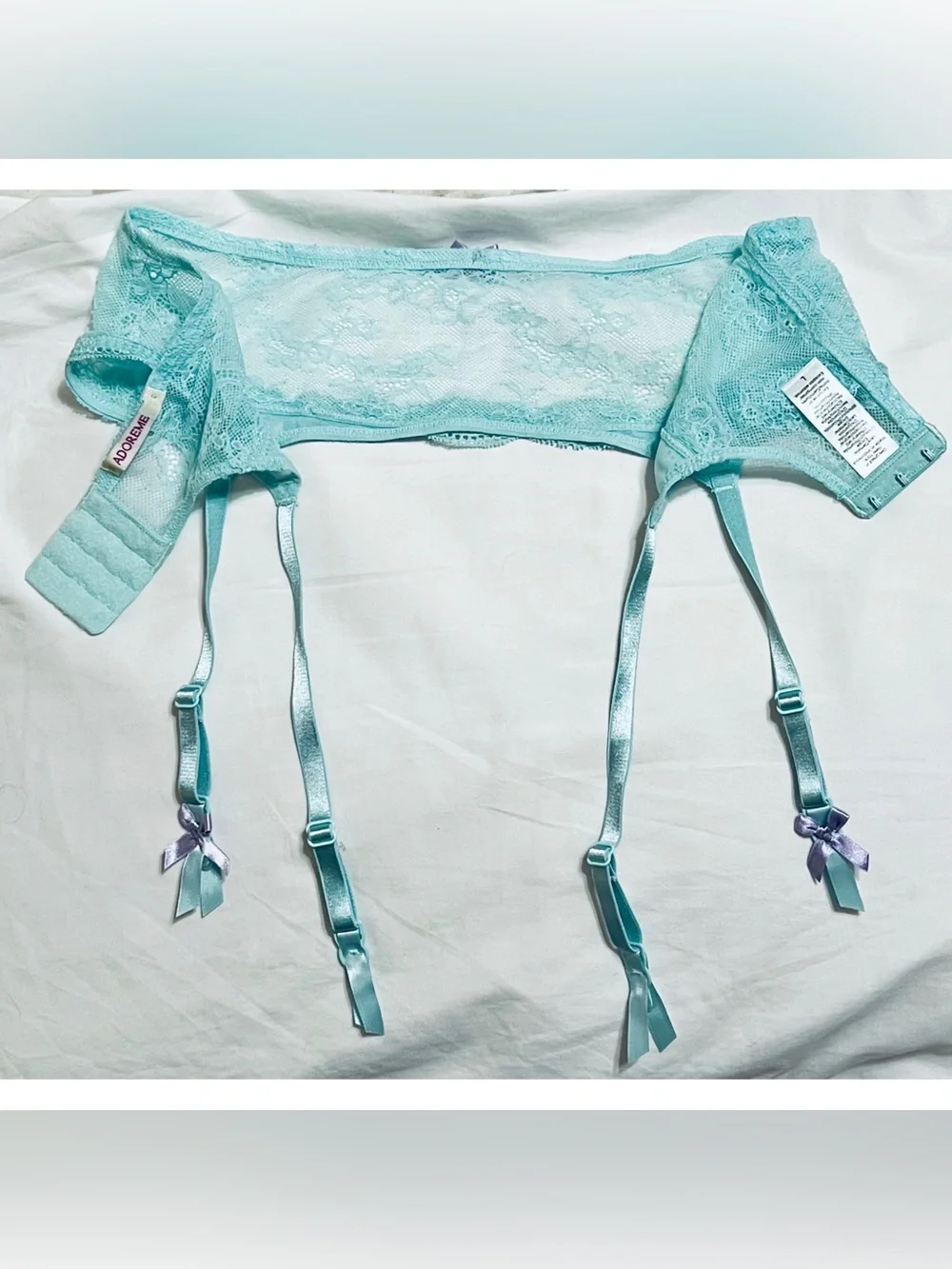 NEW Adore Me “Anabella” 3 PC Lingerie Set / Sizes 36C & LG (12-14)